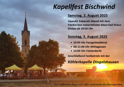 Kapellfest Bischwind