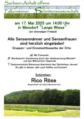 Schnittermeisterschaft 2025