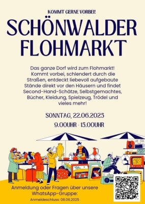 Veranstaltung: Schönwalder Flohmarkt