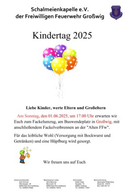 Kindertag 2025 in Großwig