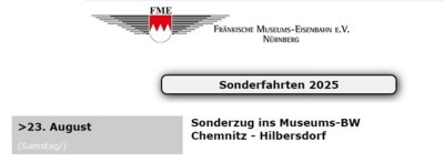 Sonderzug ins Museum-BW Chemnitz-Hilbersdorf