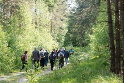 Wandergruppe am Tag des Wanderns 2023 (C) Anika Dollmeyer