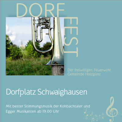 Veranstaltung: Dorffest Schwaighausen Sa 26. 07. 2025