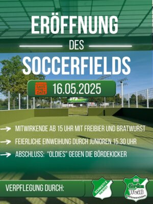 Eröffnung des Soccerfields