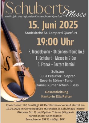Plakat Schuberts Messe