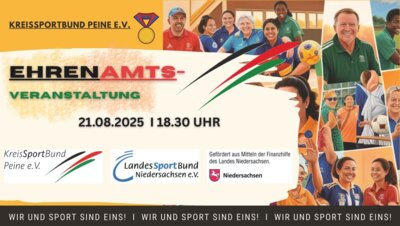 Veranstaltung: 2. EHRENAMTS-Veranstaltung Do 21. 08. 2025