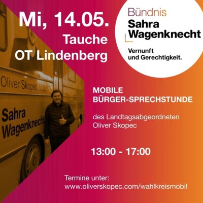 Mobile Bürger-Sprechstunde BWS (Bild vergrößern)
