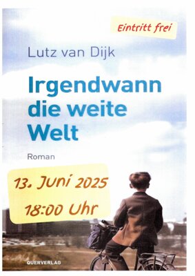Veranstaltung: Lutz van Dijk zu Gast in Neuenhagen Fr 13. 06. 2025