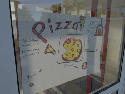 Veranstaltung: Pizzaverkauf in den Hofpausen Fr 09. 05. 2025
