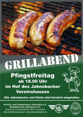 Veranstaltung: Grillabend Pfingstfreitag Fr 06. 06. 2025