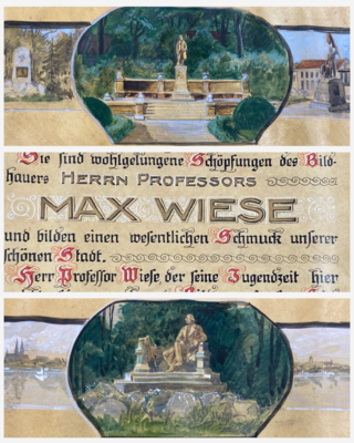 Veranstaltung: AUSSTELLUNGSERÖFFNUNG UND VORTRAG ANLÄSSLICH DES 100. TODESTAGES VON MAX WIESE (1846-1925) Di 24. 06. 2025