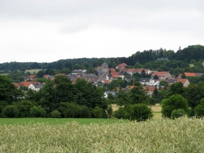 Blick auf Erfweiler-Ehlingen, Mandelbachtal, Saarland, aus Wikimedia Commons, Fotograf: Fotoman 2012