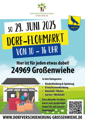 Veranstaltung: Flohmarkt Großenwiehe So 29. 06. 2025
