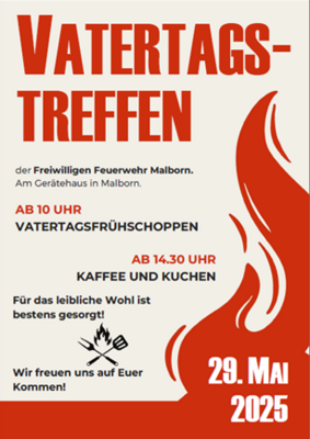 Veranstaltung: Vatertagstreffen Do 29. 05. 2025