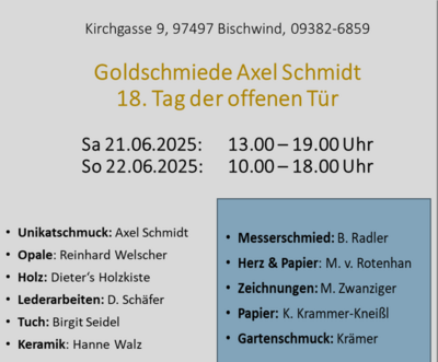 Einladung zum Tag der offenen Tür