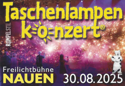 Veranstaltung: Taschenlampenkonzert Sa 30. 08. 2025