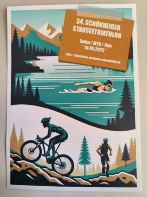 Veranstaltung: 34. Schönheider Stauseetriathlon Sa 16. 08. 2025