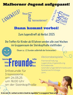 Veranstaltung: Jugendgruppe Sa 24. 05. 2025