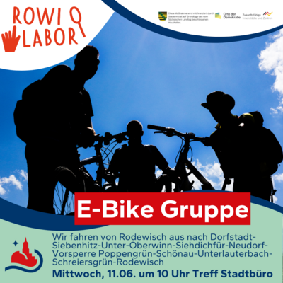 Veranstaltung: E-Bike-Tour Mi 11. 06. 2025