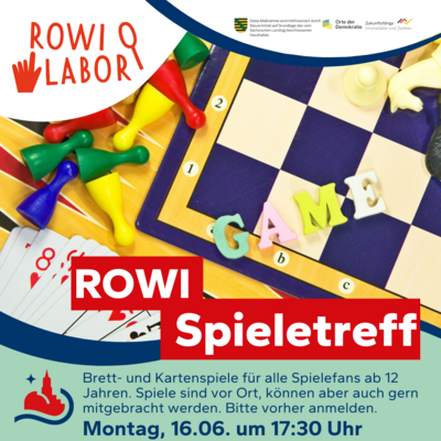 Veranstaltung: Spieletreff Mo 16. 06. 2025