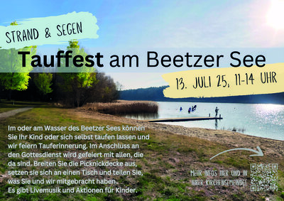 Veranstaltung: Tauffest am Beetzer See So 13. 07. 2025