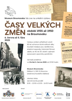 Ausstellung Muzeum Broumovska Poster (Bild vergrößern)