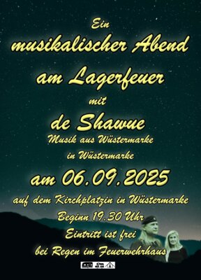 Veranstaltung: Wüstermarke leuchtet Sa 06. 09. 2025