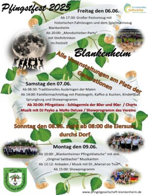 Veranstaltung: Pfingstumzug Blankenheim 2025 Fr 06. 06. 2025