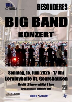 Plakat Big Band Konzert 2025