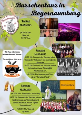 Veranstaltung: Burschentanz Beyernaumburg 2025 So 15. 06. 2025
