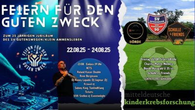 Veranstaltung: 35 Jahre Jubiläum - SV Gutenswegen/Klein Ammensleben 90 e.V 22.  -  24. Aug 2025