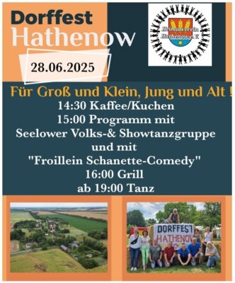 Veranstaltung: Dorffest Hathenow Sa 28. 06. 2025