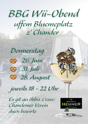 Flyer BBG Wii-Obend (Bild vergrößern)