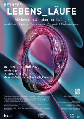 Veranstaltung: Ausstellungseröffnung Betreff: Lebens_Läufe Mi 18.06.2025