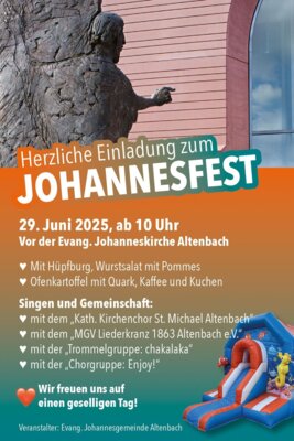 Veranstaltung: Johannesfest So 29. 06. 2025