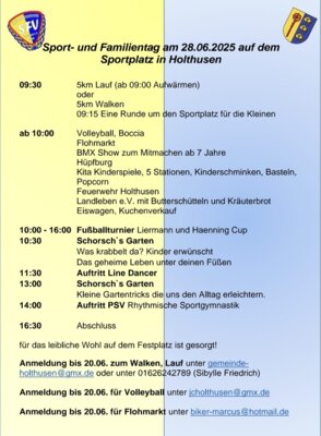 Sport- und Familientag