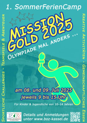 Veranstaltung: BOZ: 1. Sommer Ferien Camp - Mission Gold 2025 08.  -  09. Jul 2025