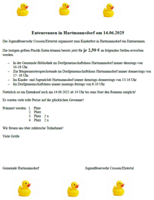 Entenverkauf (Bild vergrößern)