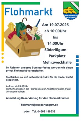 Veranstaltung: Flohmarkt zum Sommerfest
