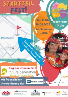 Veranstaltung: Stadtteilfest Lauchhammer Mitte Sa 28. 06. 2025
