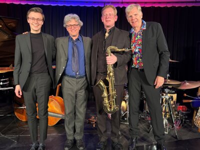 Foto: ©Wolfgang Effing, v. l.: Kenny Berkel, Carmelo Leotta, Patrick Braun, Torsten Zwingenberger (Bild vergrößern)