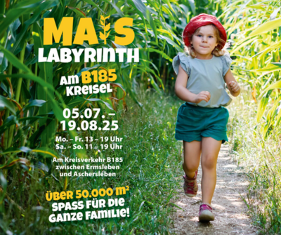 ©Layoutzone - Flyer Maislabyrinth