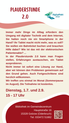 Plauderstunde 2.0 DigitalPakt.Alter