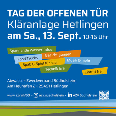Veranstaltung: 60 Jahre AZV: Tag der offenen Tür Sa 13.​09.​2025