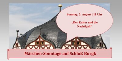 Märchen-Sonntag am 03.08.2025 um 11 Uhr | Der Kaiser und die Nachtigall