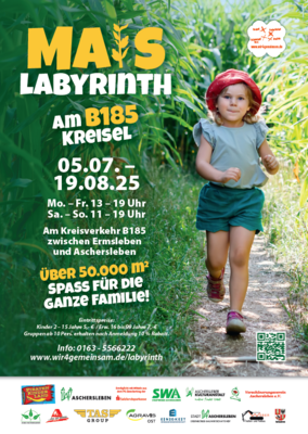 Flyer Maislabyrinth