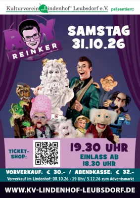 Plakat Roy Reinker 31.10. 2026