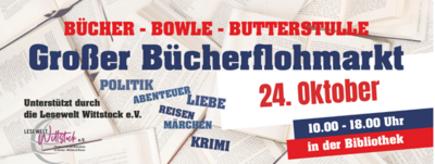 Veranstaltung: Bücher - Bowle - Butterstulle Fr 24.​10.​2025