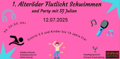 Flyer 1. Alteröder Flutlicht Schwimmen