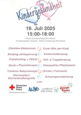 Veranstaltung: Landkreis Elbe-Elster: Tag der Kindergesundheit Sa 19.​07.​2025
